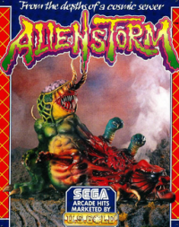 Alien Storm Atari ST US box art